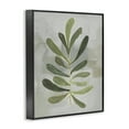 thumbnail image 3 of Stupell Industries Single Green Leaf Branch Floral Painting Black Framed Art Print Wall Art, 16 x 20, 3 of 8