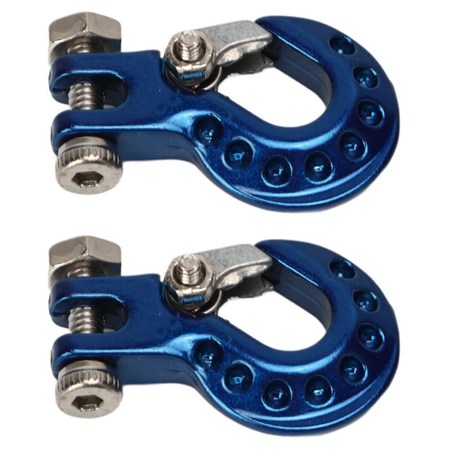 2 Pcs Crochet de Remorque RC en Alliage d'Aluminium Robuste pour Voitures Télécommandées 1/10