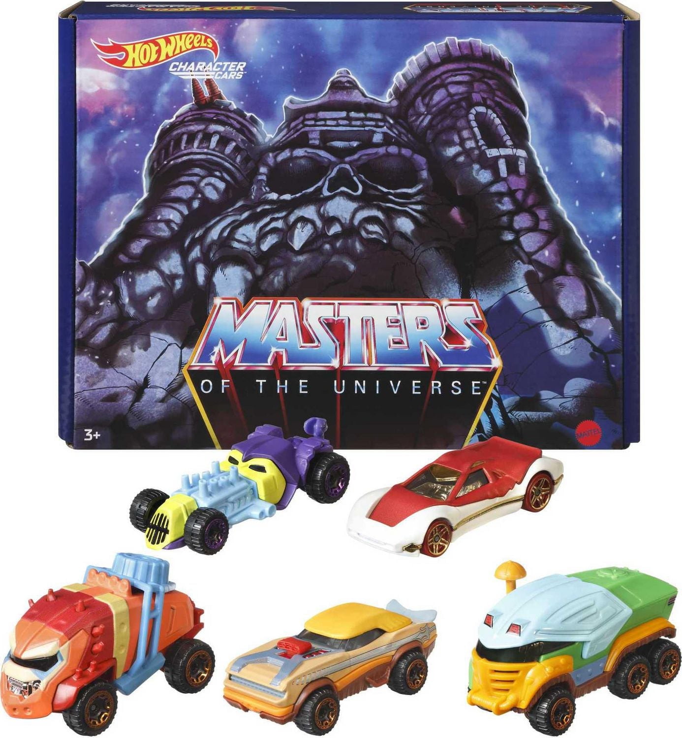 Hot Wheels Masters of the Universe 5-Pack 1:64 Scale Collectible Vehicles