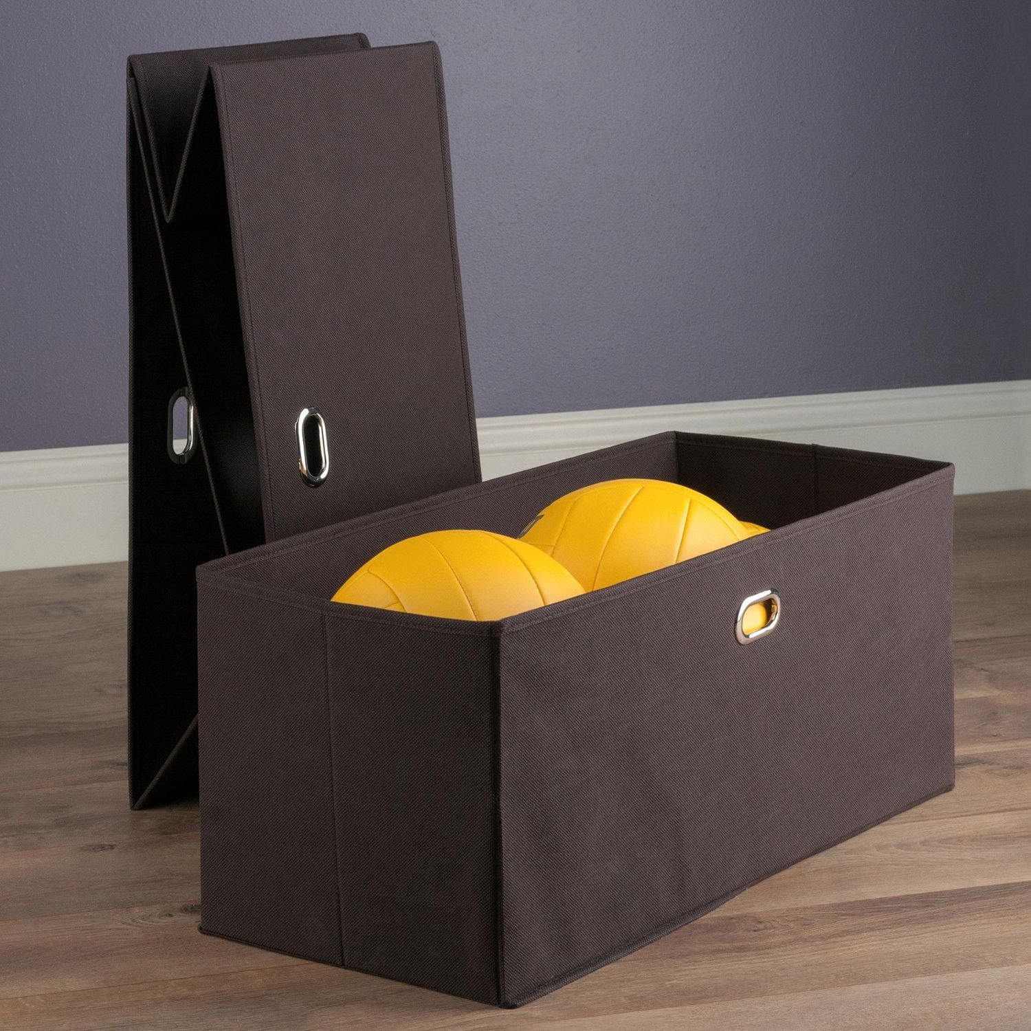 Ens. de 2 pièces paniers en tissu pliables Torino de Winsome