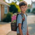 thumbnail image 3 of KUIFORTI Moon Frog Mushroom Children'S Backpack 17 Inch Comfortable Kids Bookbag with Side Pockets Fits Laptop for Elementary Primary Middle Back to School Gifts, 3 of 7