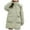 Green, variant on Hyknon Puffer Jacket Womens Fashion Basic Solid Color Long Sleeved High Collar Hooded Down Jacket Loose Plus Size Versatile Warm Winter Coats for Women