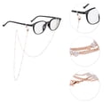 thumbnail image 3 of Unique Bargains 1 Pc Eyeglass Chain Glasses Chain Pearl Pattern 75cm L Rose Gold Tone, 3 of 5