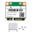 thumbnail image 2 of WiFi 6 MPE-AX3000H 2974Mbps Wireless Half Mini PCI-E Wifi Card, 2 of 4