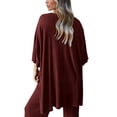 thumbnail image 2 of Conjunto Deportivo PRETTYGARDEN Burdeos de Dos Piezas para Mujer Talla XL, 2 of 7