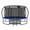 Blue, variant on Toauuo 14FT Outdoor Trampoline for Kids with Enclosure Net & 3-Step Ladder - Anti-Rust Galvanized Steel, 8 Foam Poles, 4 W-Shaped Legs, UV-Proof Safety Net