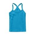 thumbnail image 3 of Posijego Toddler Girls Dance Tank Tops Racerback Camisoles Spaghetti Strap Cami Athletic Tops Cotton Undershirts, 3 of 4