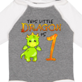 thumbnail image 4 of Inktastic Dragon 1st Birthday- Turning One Boys or Girls Long Sleeve Baby Bodysuit, 4 of 5