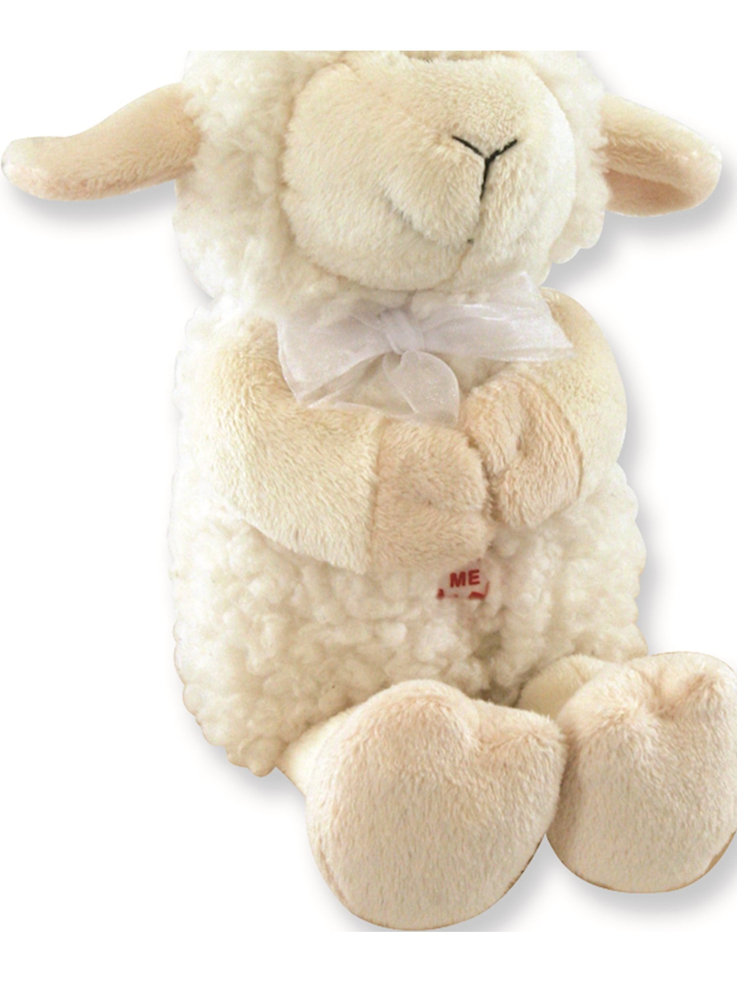 Plush Jesus Loves Me Praying Lamb Toy 