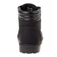thumbnail image 4 of Rugged Bear Lace-Up Unisex Low Heel Little Kids Casual Boots - Black, 4, 4 of 6