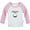 Long Pink Raglan T-shirt, variant on Daddy's Little Caddy Funny T shirt For Baby, Newborn Babies T-shirts, Infant Tops, 0-24M Kids Graphic Tees Clothing (Short Black Raglan T-shirt, 0-6 Months)