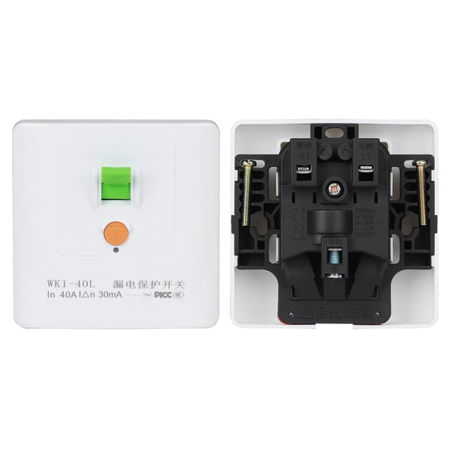 Interruptor Protector De Fugas, Interruptor De Enchufe De Pared Multifuncional, Protección A Antienvejecimiento Para Aire Acondicionado Hospitales Residencia Familiar