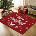 thumbnail image 6 of Nkmbld Christmas Doormats Floor Mats, Area Rug Washable Front Porch Rug Floor Mats Outside Entrance Entryway Welcome Doormat for Home Holiday Decor, Red, 6 of 8