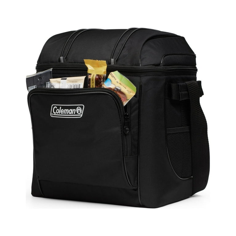 Coleman Chiller 30-cans Insulated Soft Cooler Bag, Black