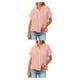thumbnail image 1 of Blusa de algodón Qarigey manga corta Mujer camisa informal vacaciones playa compras moda Top verano, 1 of 6