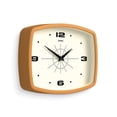 thumbnail image 2 of Reloj de pared JONES CLOCKS® Movie Retro 25,5 x 19,5 cm, color amarillo mostaza, 2 of 7