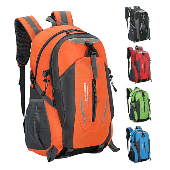 36L Hiking Backpack HYwys Unisex Waterproof Shoulder Bag for Adult Sports Orange