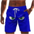 thumbnail image 4 of Ceisia Men's Quick Dry Swim Trunks with Pockets Elastic Waist Drawstring Mesh Lining Beach Shorts Gifts for Father, 4 of 5