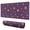 Purple Sun Star-1, variant on Long Mouse Pads for Desk,Sun Moon Cloud Star Pattern Desk Mats on Top Of Desks, Desk Mouse Pad Extra Large with 3mm Non-Slip Base and Stitched Edge for Gaming,Office,Work,Home 31.5"x11.8"