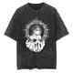 thumbnail image 4 of Camisetas lavadas Vintage Harajuku, Camiseta con estampado gráfico de Death Note, ropa de calle de algodón de gran tamaño, camiseta Unisex, 4 of 5