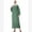 Green, variant on IBTOM CASTLE Abayas for Women Muslim Dress Prayer Clothes Zipper Maxi Long Robe Kaftan Dresses Islamic Dubai Loose Abaya Dress M Black