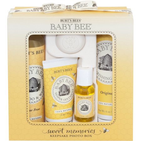 UPC 792850017689 product image for Burt's Bees Baby Bee Sweet Memories Gift Set with Keepsake Photo Box | upcitemdb.com