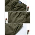 thumbnail image 3 of Matchstick Men's Chino Jogger Pants Elastic Waist Casual Pants, 3 of 6