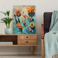 thumbnail image 5 of Summer Pool Party Canvas Print Wall Art for Living Room Bedroom Bathroom Kitchen Office Hotel Spa Decor, 5 of 8