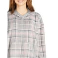 thumbnail image 3 of Joyspun Women's Oversized Hooded Plush Lounger, Size XS-3X, 3 of 4