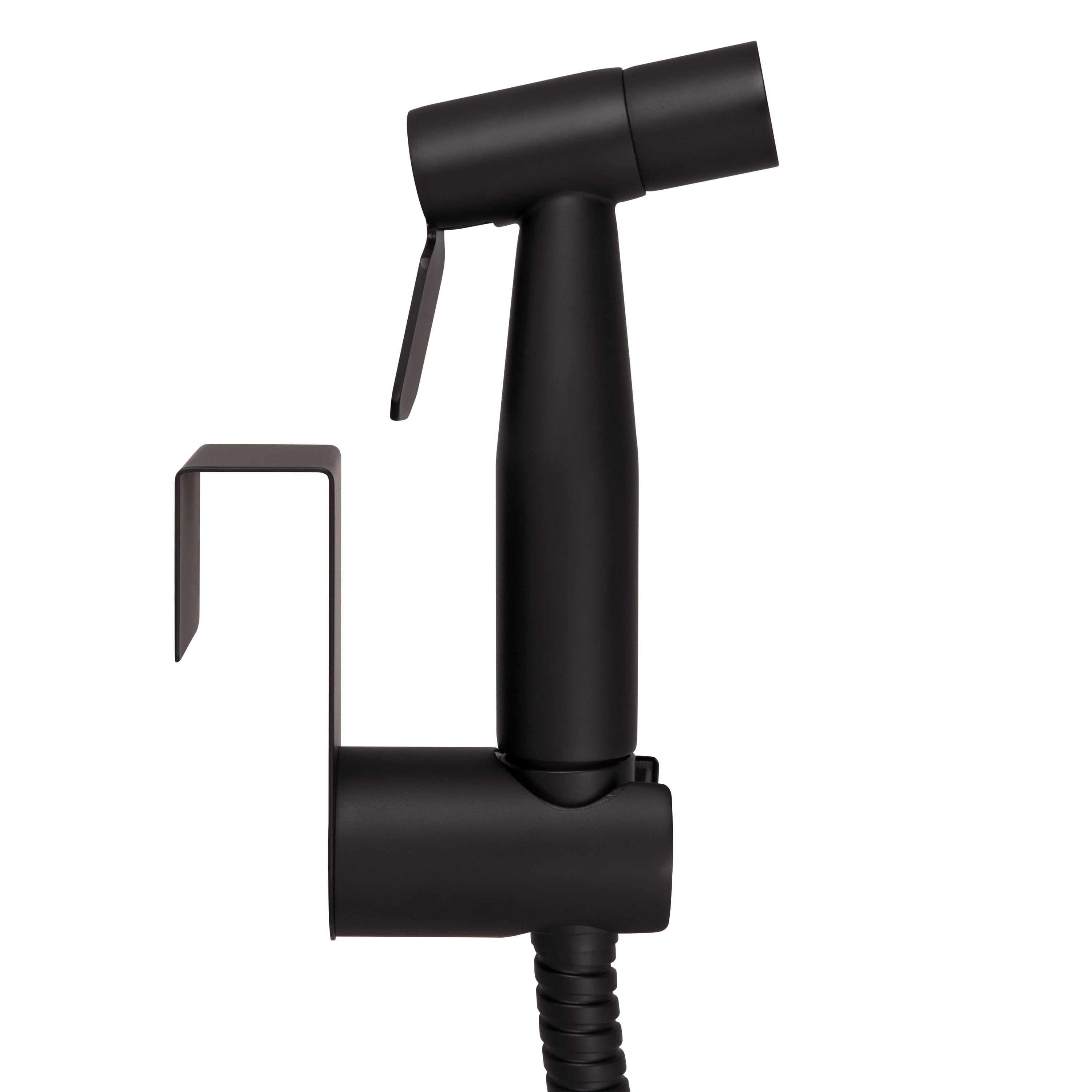 Design House Modern Single-Function Dual-Mount Hand Held Bidet Sprayer for Bathroom, Matte Black