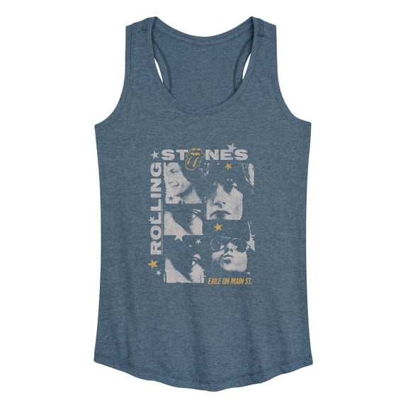 Rolling Stones - Exile Stars - Women's Racerback Graphic Tank