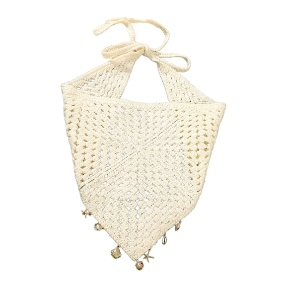 Liuchenyi Headscarf Lace Bandanas Head Scarf for Women, White Hair Scarf Bandana for Wedding Bridal Headband Kerchief Spring Summer Hair Accessories Beige