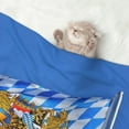 thumbnail image 7 of Flannel Throw Dog Blanket Bavarian-Flag Soft Warm Print Pet Blankets for Small Dog Cat Puppy, 7 of 7