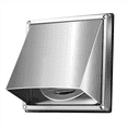 thumbnail image 1 of 4 Inch Dryer Vent Cover Outdoor Walls Stainless External Extractor Wall Vent Cushioned Non Christmas Gift, 1 of 2