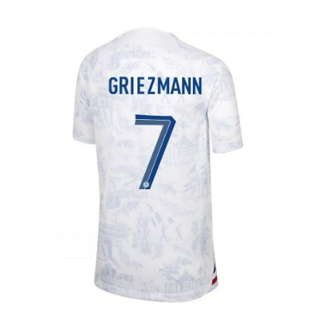 2022 France Home Shirt Soccer Jersey Short Sleeve Football Tops