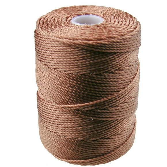 C-LON Bead Cord, Nutmeg - 0.5mm, 92 Yard Spool