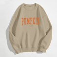 thumbnail image 6 of Holzkary Sweatshirts for Women Hoodies Pumpkin Season Sweatshirt Women Atumn Crewneck Tops Thanksgiving Pullover Graphic Printed Pullover Top Comfy Fall Winter Outfits Clothes 2025 Fashion Beige L, 6 of 9
