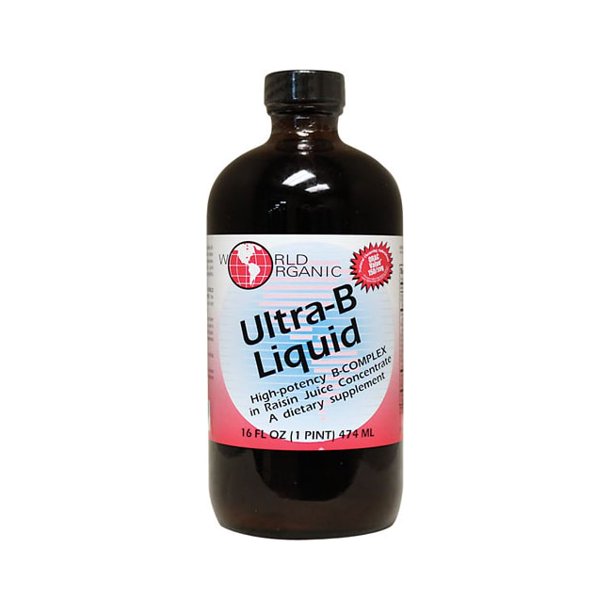 World Organic UltraB Liquid in Raisin Juice 16 fl oz Liq