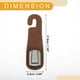 thumbnail image 4 of Gancho para reposacabezas de asiento de automóvil universal, 1 Pcs, cuero sintético marrón, 4 of 7