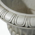 thumbnail image 3 of Noble House Antique Outdoor Cast Stone Roman Urn Planter in Antique White, 3 of 9