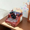 thumbnail image 4 of QTOCIO Vintage Typewriter Spring Music Box Home Office Decoration Imaginative Gift For Pals Couples Birthday, 4 of 4