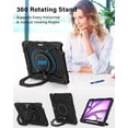 thumbnail image 5 of Iokmax for iPad Air 13 Inch Case M2 2024 with HD Screen Protector & Shoulder Strap & Pen Holder [ 15FT Drop Protection] Heavy Duty Military Case for iPad Air 13 M2 - Rotating Stand for Kids, 5 of 6