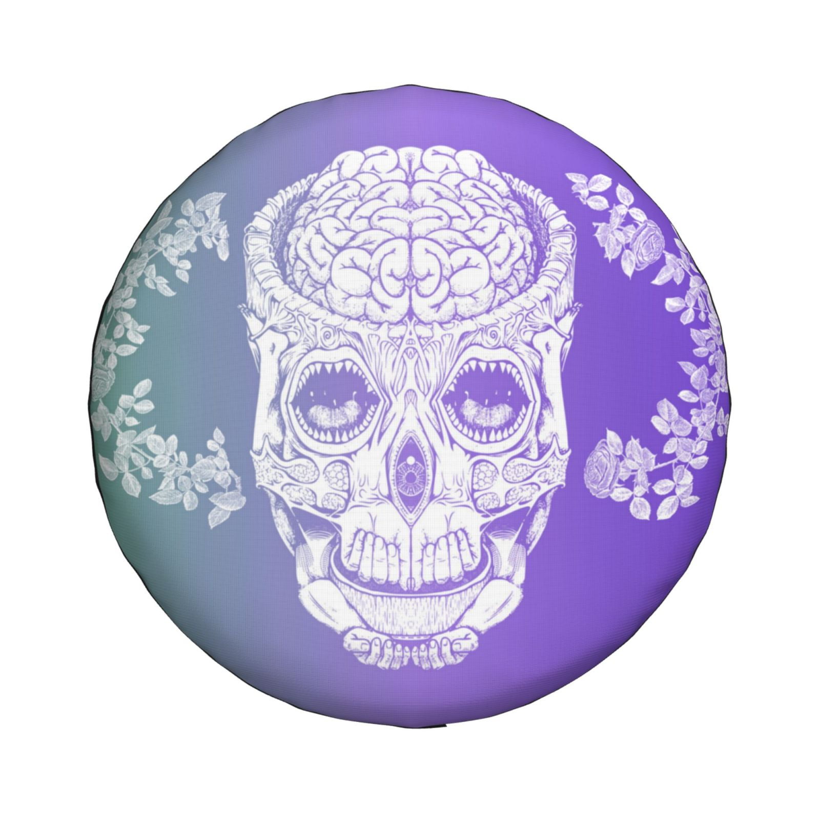 Waterproof Spare Wheel Cover, Rainbow Skeleton Bone Hands Pattern
