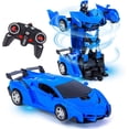thumbnail image 1 of Coches RC para niños de 4 a 7 años, control remoto, transformación de coche, robot, juguetes para niños, deformación eléctrica, vehículo, juguetes para niños de 8 a 15 años, juguete transformador, coc, 1 of 4