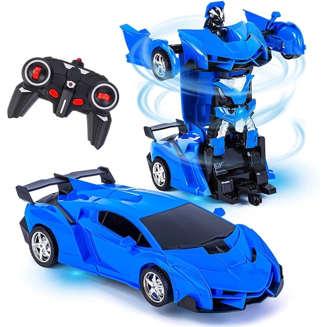 Coches RC para niños de 4 a 7 años, control remoto, transformación de coche, robot, juguetes para niños, deformación eléctrica, vehículo, juguetes para niños de 8 a 15 años, juguete transformador, coc