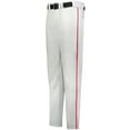 thumbnail image 2 of Russell R14DBM.B9B.L Adult Piped Change Up Baseball Pant, Baseball Gray & Black - Large, 2 of 2