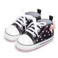 thumbnail image 5 of Tutoo Unisex Bebé Niños Niñas Estrella Zapatilla De Deporte Suela Antideslizante Suave Recién Nacido Primeros Caminantes Zapatos De Algodón, 5 of 5