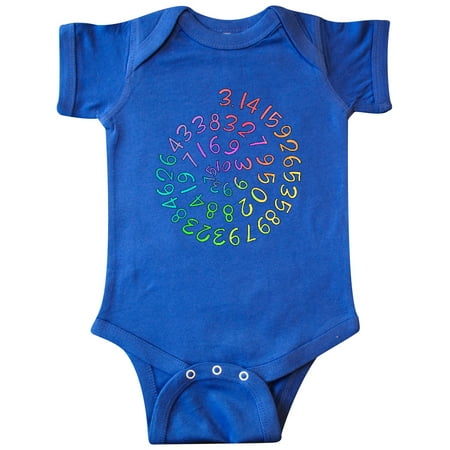 

Inktastic Pi Day Pi Numerals in Rainbow Spiral Gift Baby Boy or Baby Girl Bodysuit