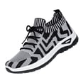 thumbnail image 3 of Domuza Womens Walking Shoes Tennis Nursing Fashion Running Travel Outdoor Casual Comfortable Sneakers for Summer Gray 6.5（EU-37）, 3 of 4