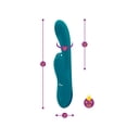 thumbnail image 4 of Viben Razzle Rechargeable Waterproof Silicone Triple-Motor Thumping Rabbit Vibrator, Ocean, 4 of 5